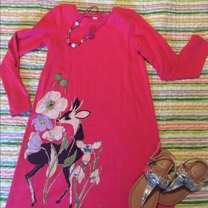 Vibrant Tea Collection Deer Dress